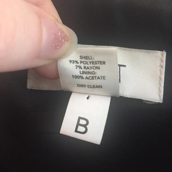 Ann Taylor LOFT 0 black & gold brocade dress metallic formal - Picture 4 of 5